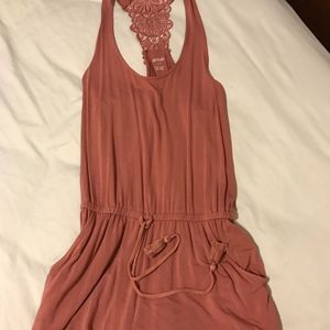 Aerie Lace Racerback Romper Never Worn